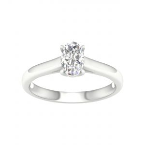 64027 - oval solitaire ring