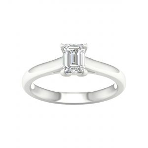64032 - emerald solitaire engagement ring