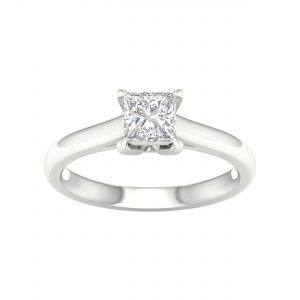 64036 - princess solitaire engagement ring