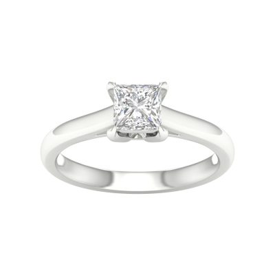 64036 - princess solitaire engagement ring