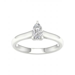 64037 - pear solitaire engagement ring
