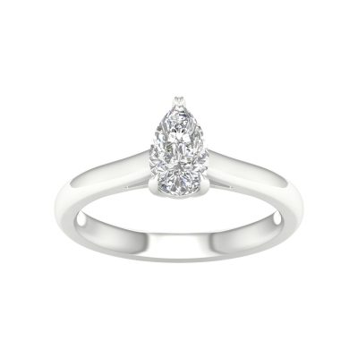 64038 - pear solitaire engagement ring