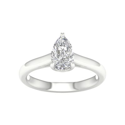 64039 - pear solitaire engagement ring