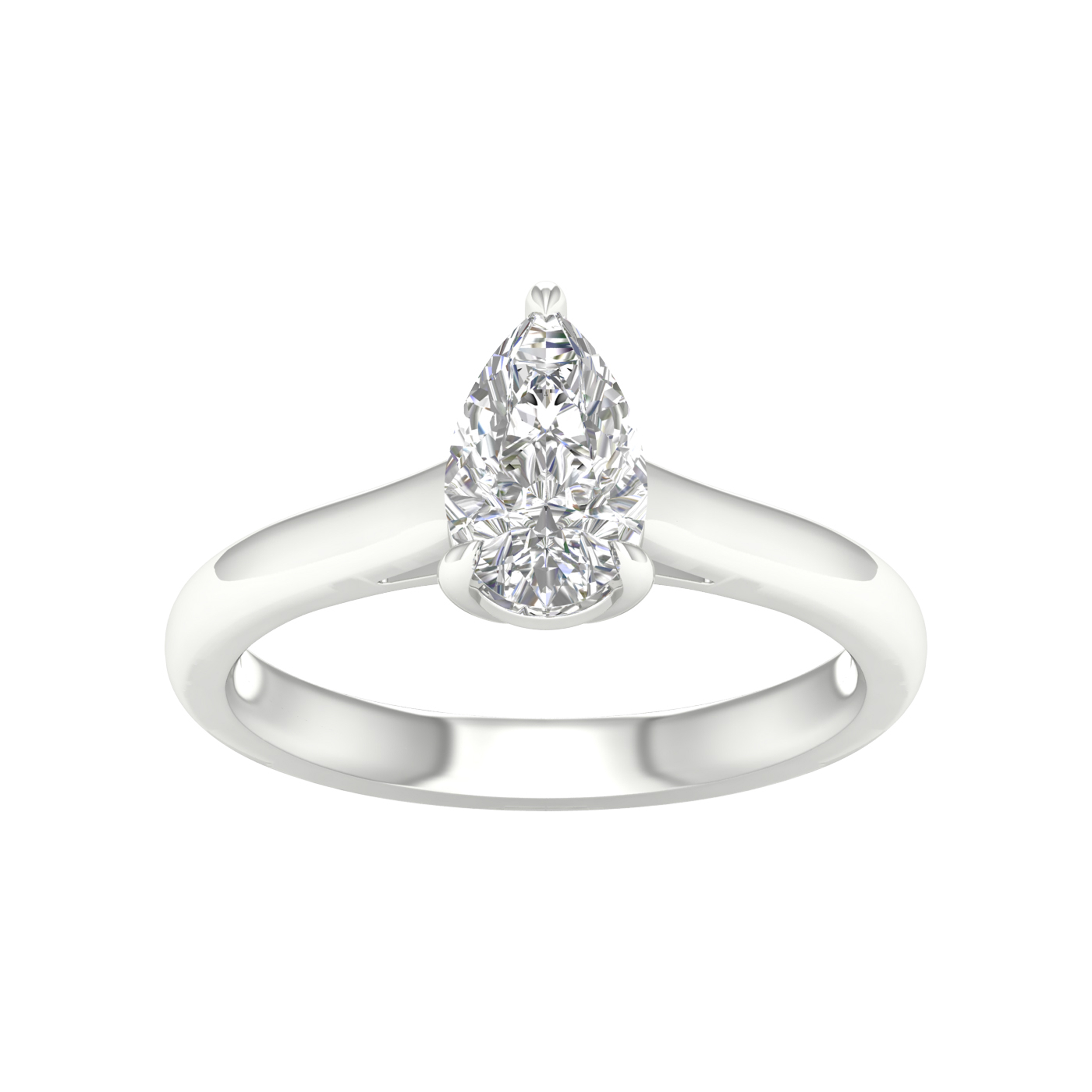64039 - pear solitaire engagement ring