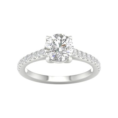 64041 - round engagement ring