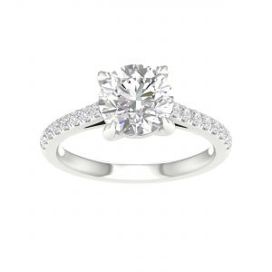 64042 - round engagement ring