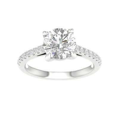 64042 - round engagement ring