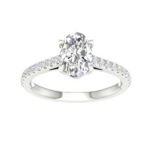 64043 - oval classic engagement ring