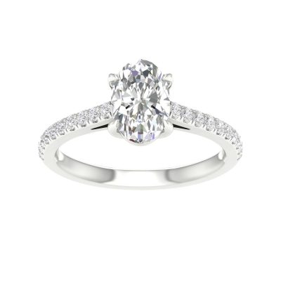 64043 - oval classic engagement ring
