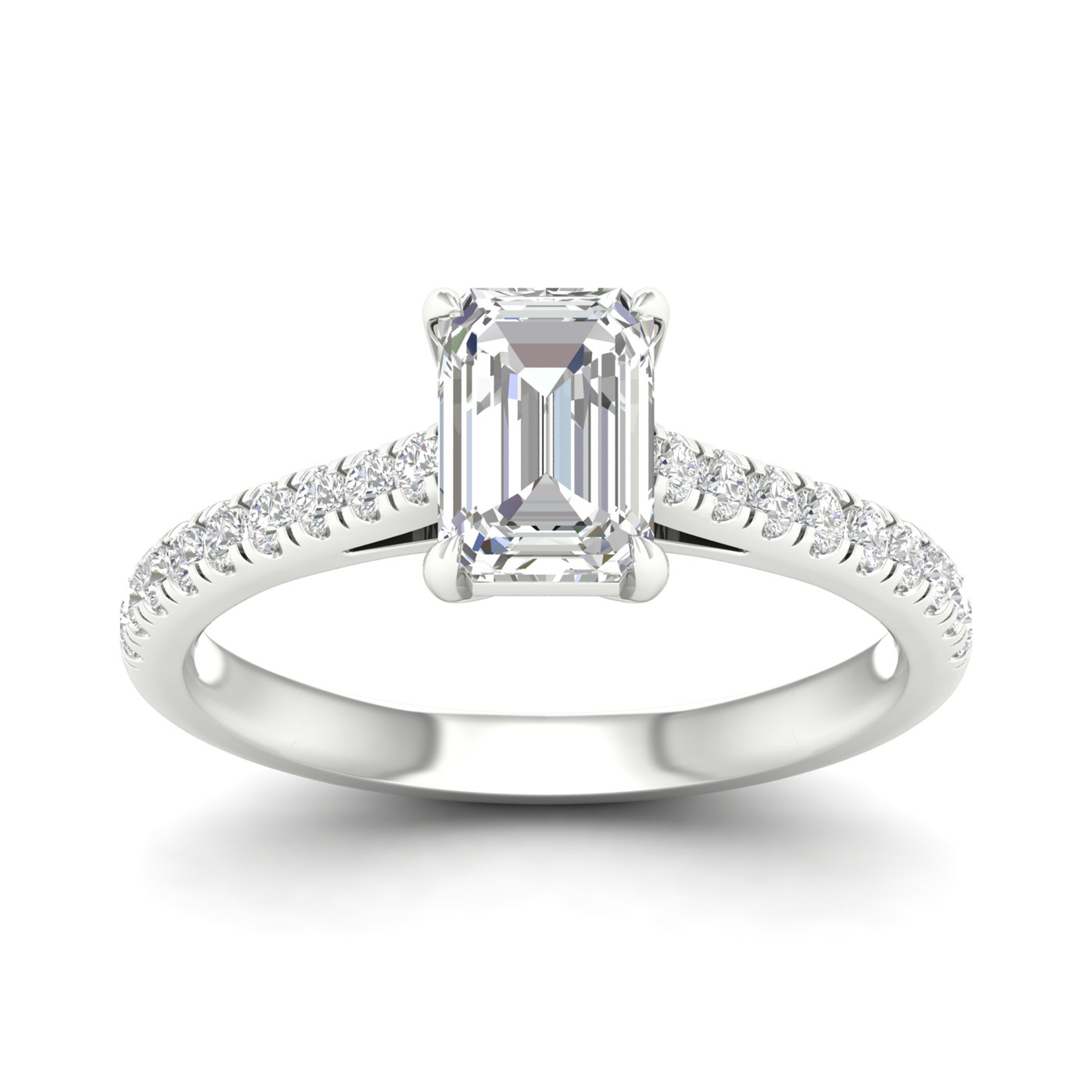 64056 - emerald engagement ring