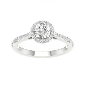 64059 - round halo engagement ring
