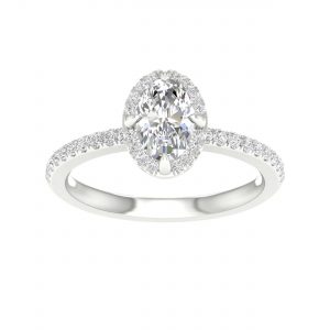 64099 - oval halo engagement ring