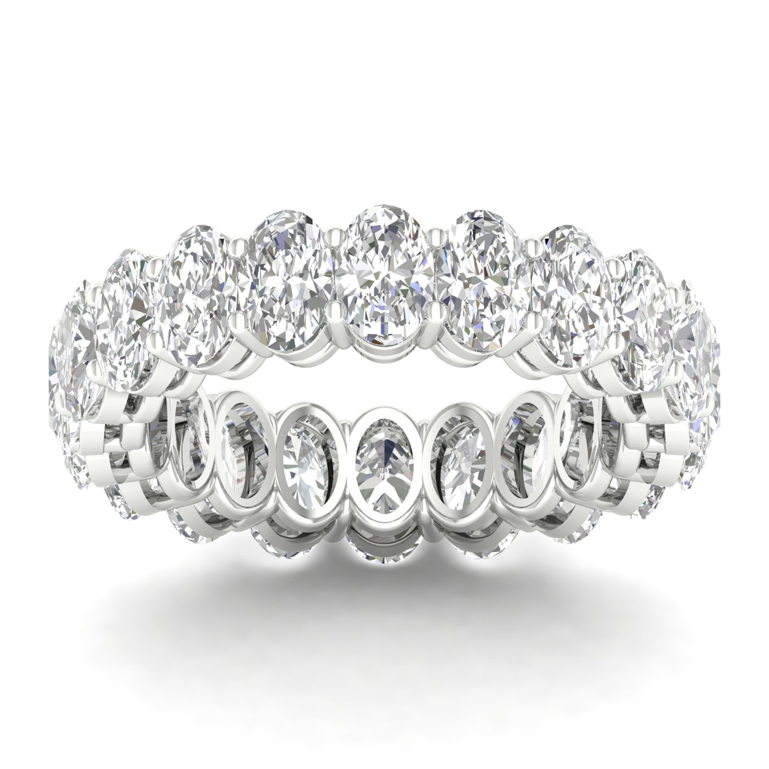 64108 - oval eternity wedding band