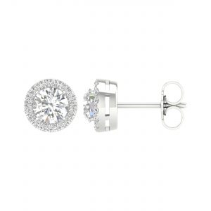 64123 - round halo earrings