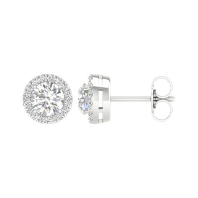 64123 - round halo earrings