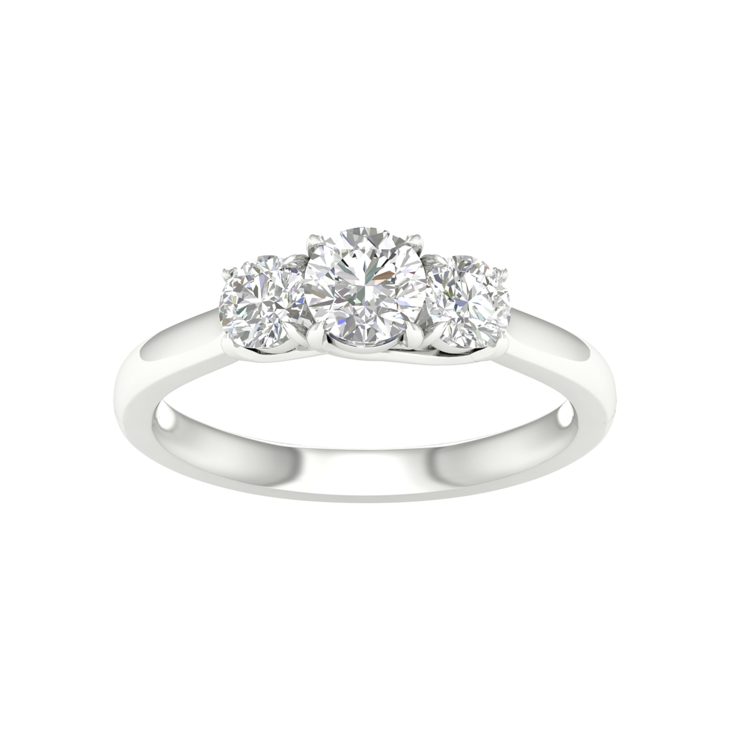 14K 1.00CT Certified Lab Grown Diamond Ring ( IGI Certified )