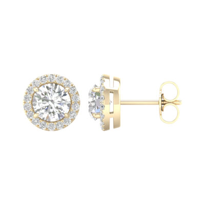 64314 - lab grown stud earring