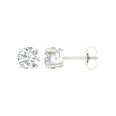 64321 - lab diamond stud earrings