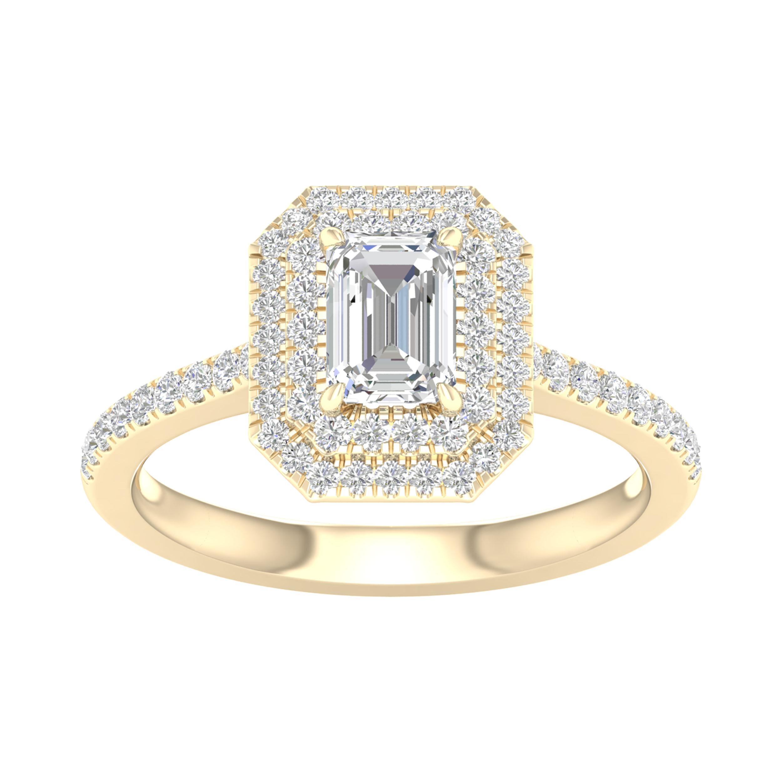 14K 1.15CT Certified Lab Grown Diamond Ring ( IGI Certified )
