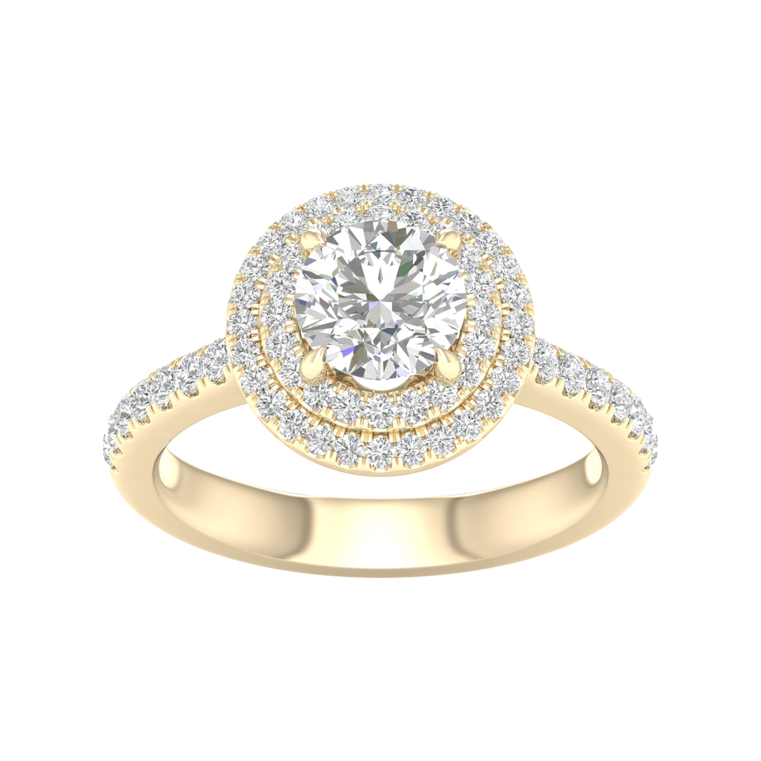 14K 2.00CT Certified Lab Grown Diamond Ring ( IGI Certified )