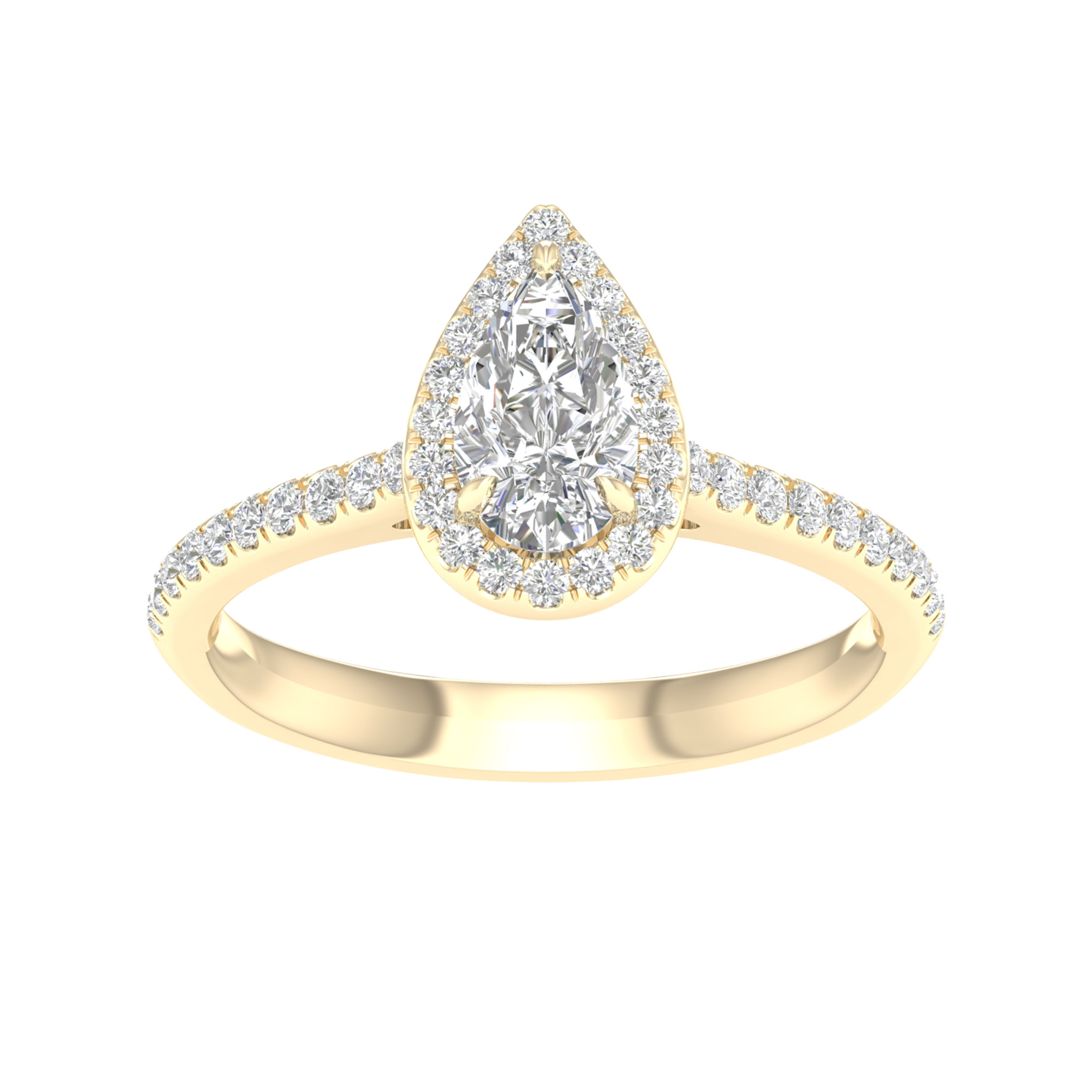 14K 1.00CT Certified Lab Grown Diamond Ring ( IGI Certified )