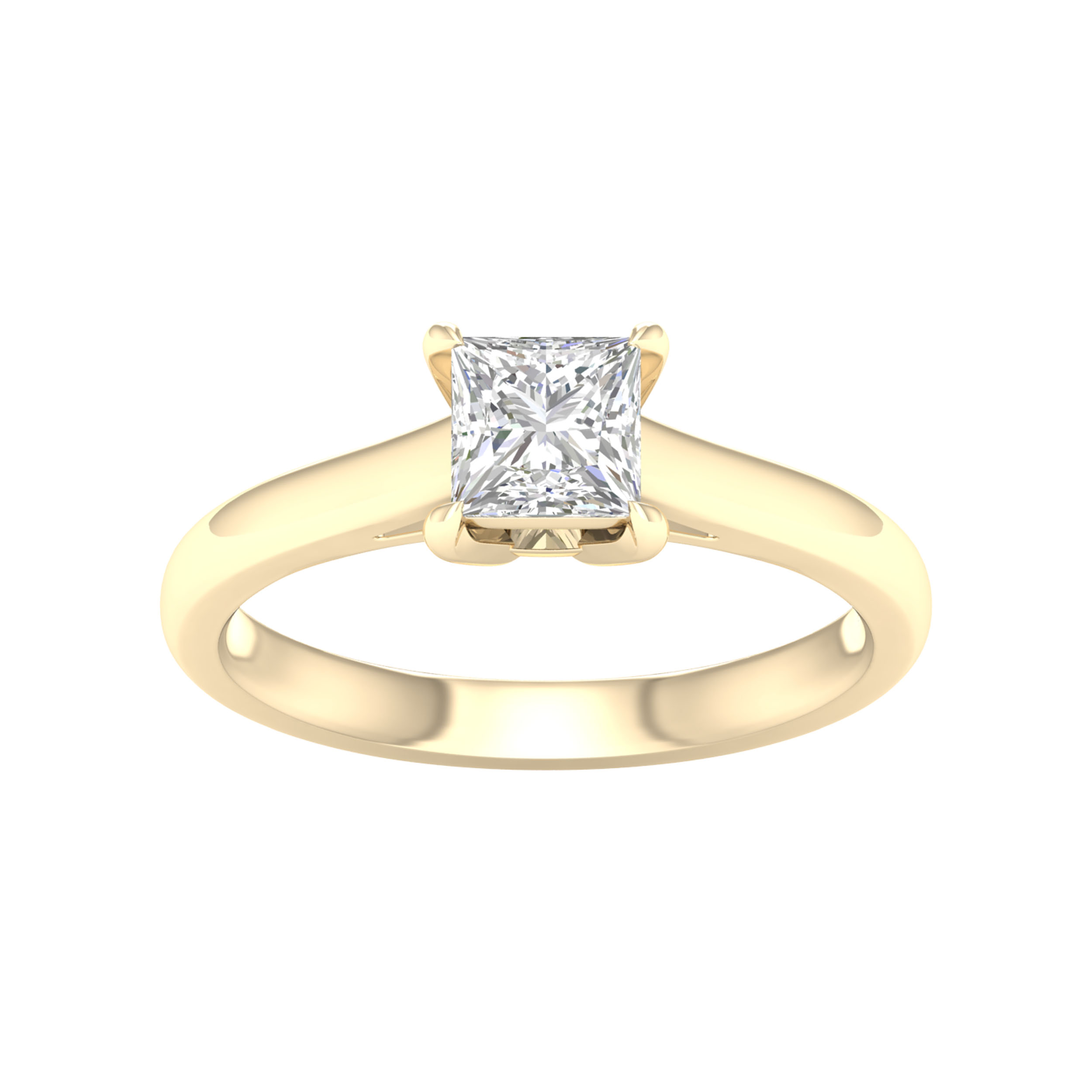 14K 1.00CT Certified Lab Grown Diamond Ring ( IGI Certified )