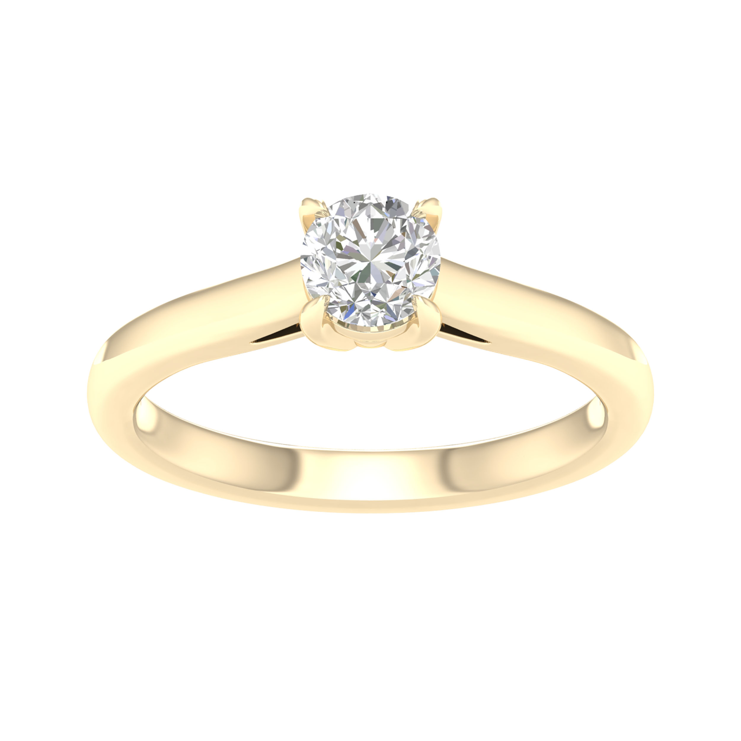 14K 0.50CT Certified Lab Grown Diamond ( IGI Certified )