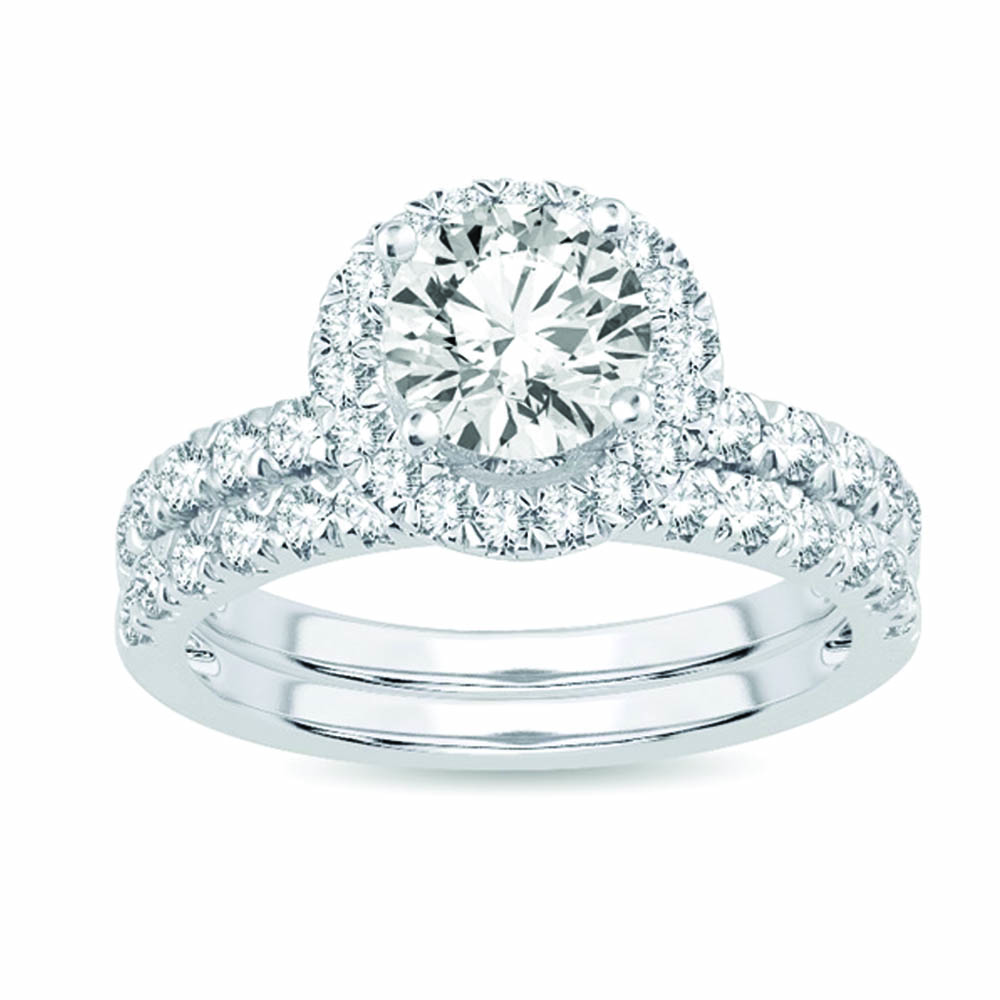 14K 2.00CT Lab Grown Diamond Bridal Ring