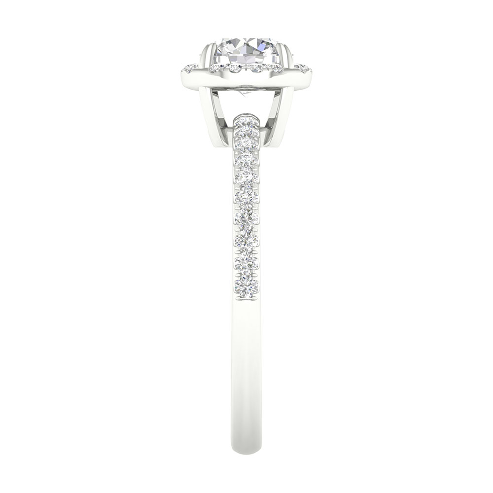 14K 1.25ct Lab Grown Engagement Ring - Image 2