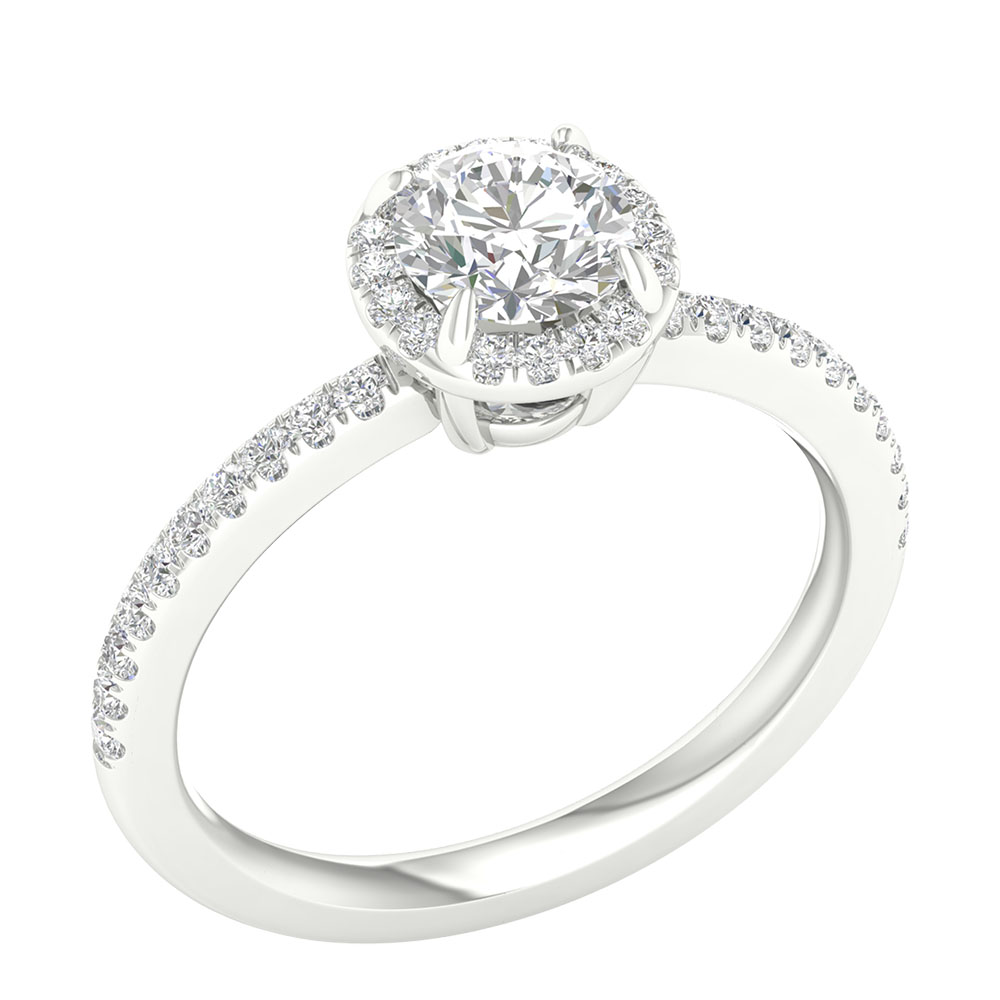 14K 1.25ct Lab Grown Engagement Ring - Image 3