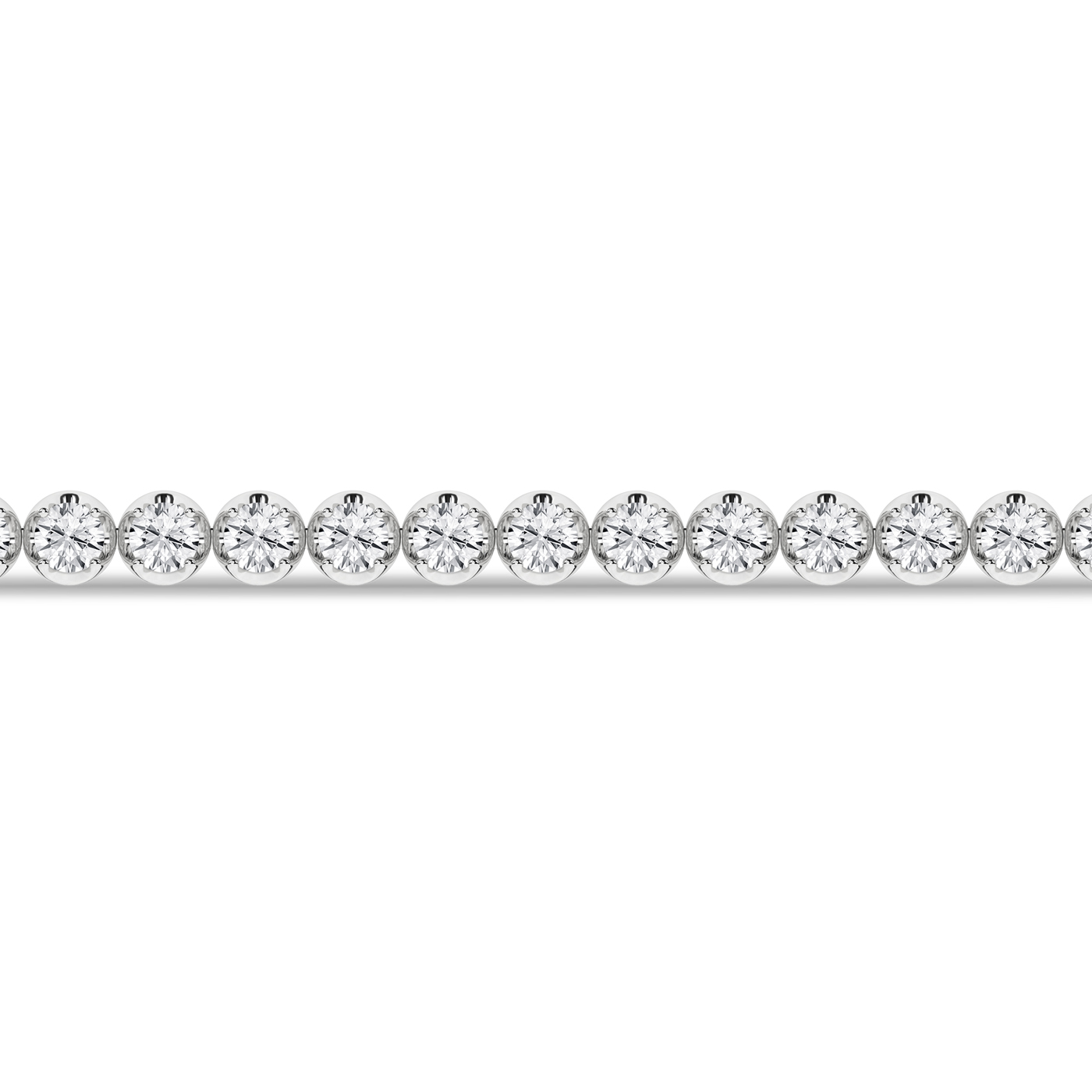 14K 7.00ct Lab Grown Diamond Bracelet - Image 2