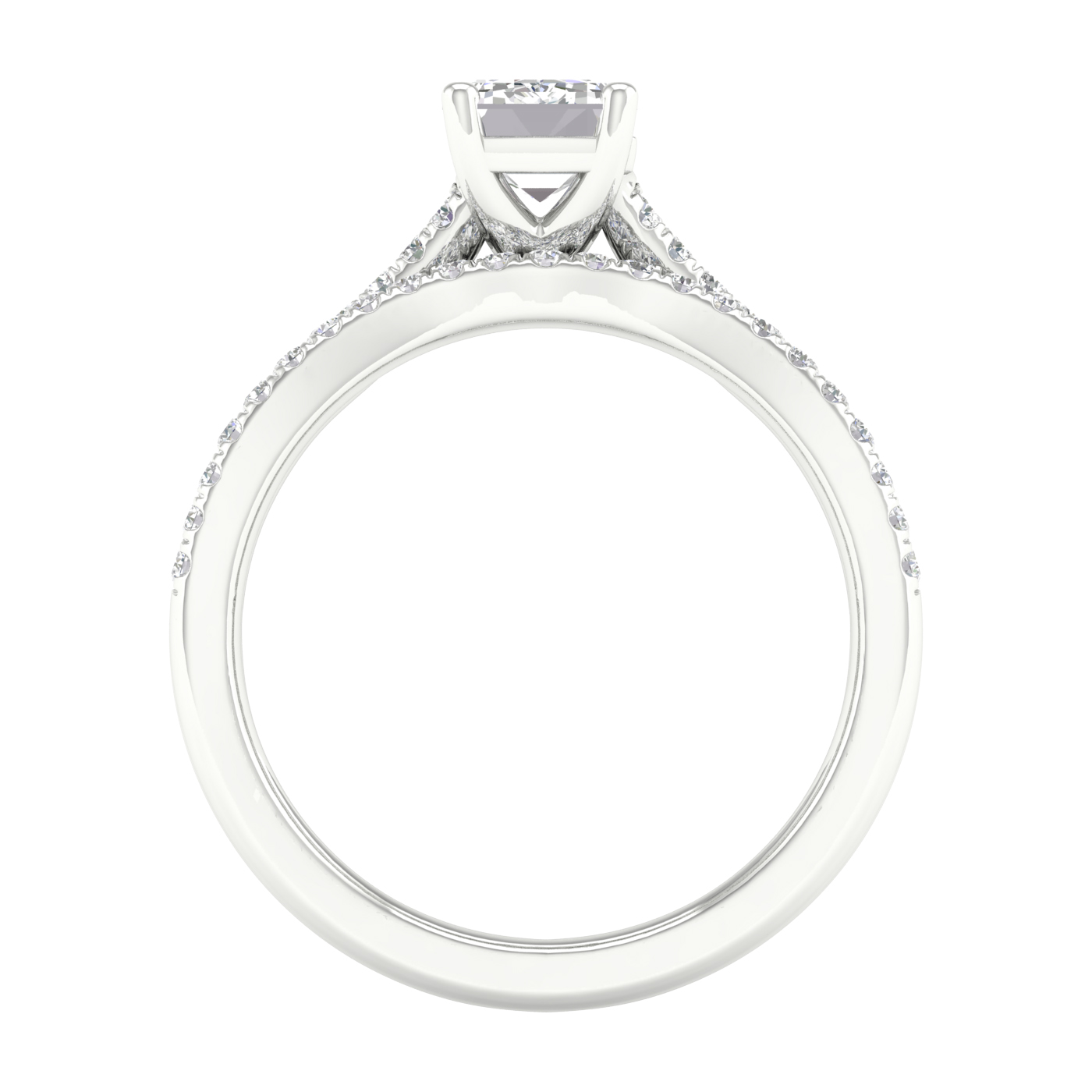 14K 1.40CT Lab Grown Bridal Set - Image 3