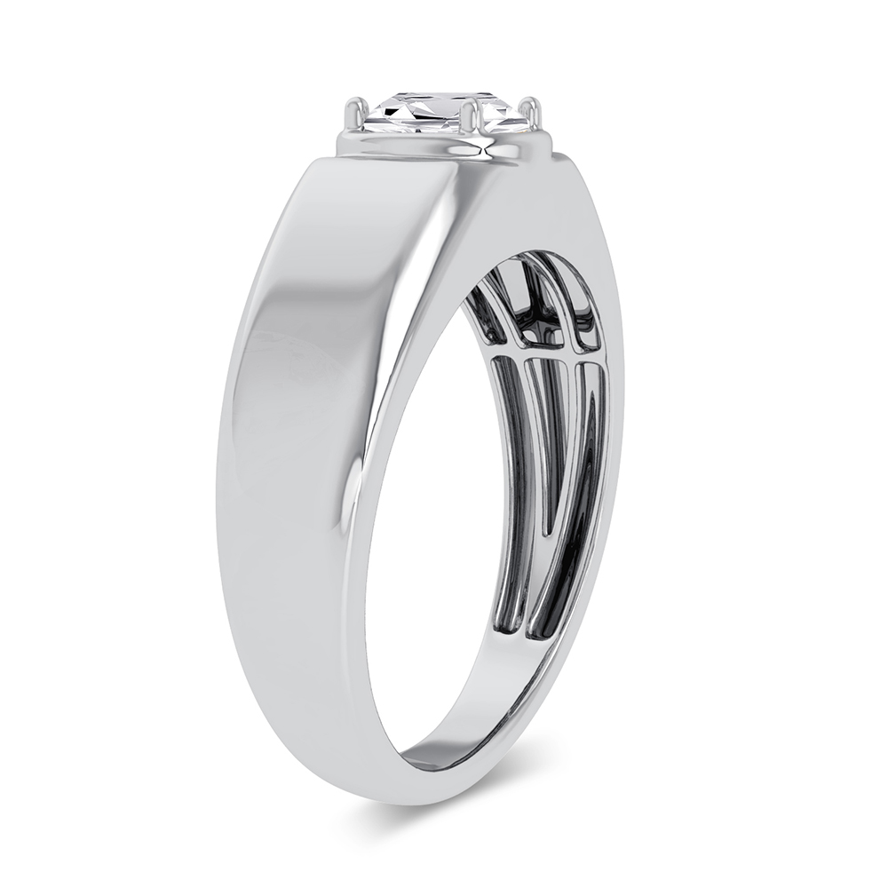 14K 1.00CT Lab Grown Diamond Mens Ring - Image 2