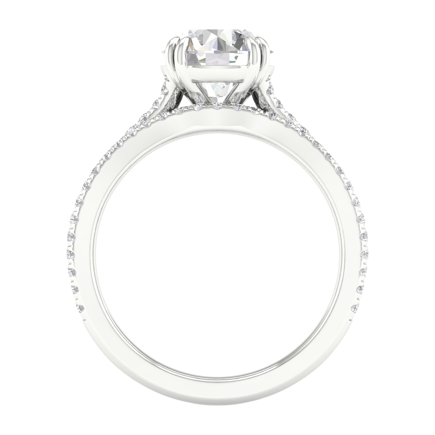 14K 2.50CT Lab Grown Bridal Ring - Image 2